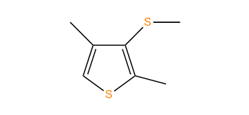 Methyl 2,4-dimethyl-3-thienyl disulfide